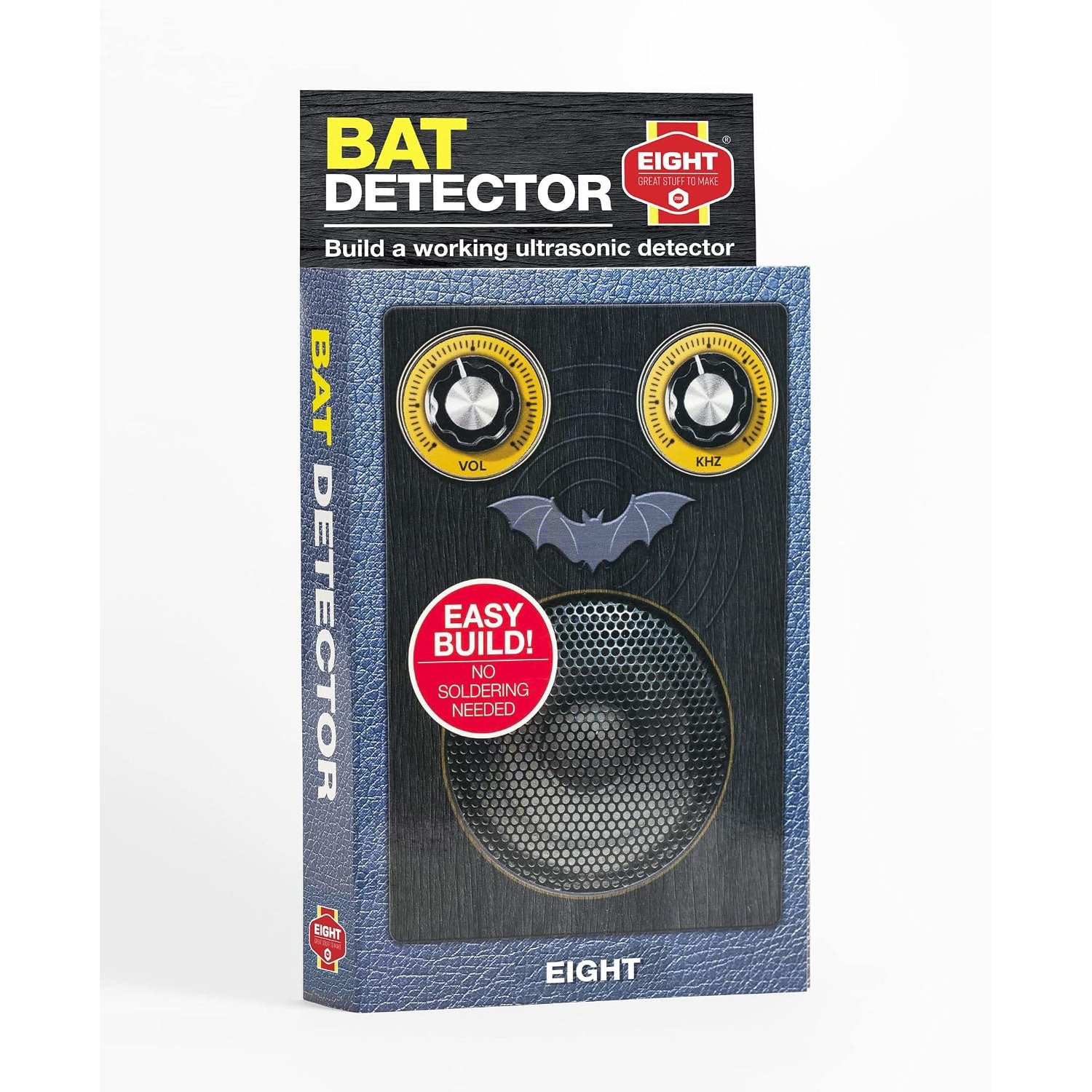 Eight Innovation EBD2766 Eight Build Complete Construction Kit to Create Your Own Fully Functioning Bat Detector, One Size, for 14 and Above, 1 pieces, Blue