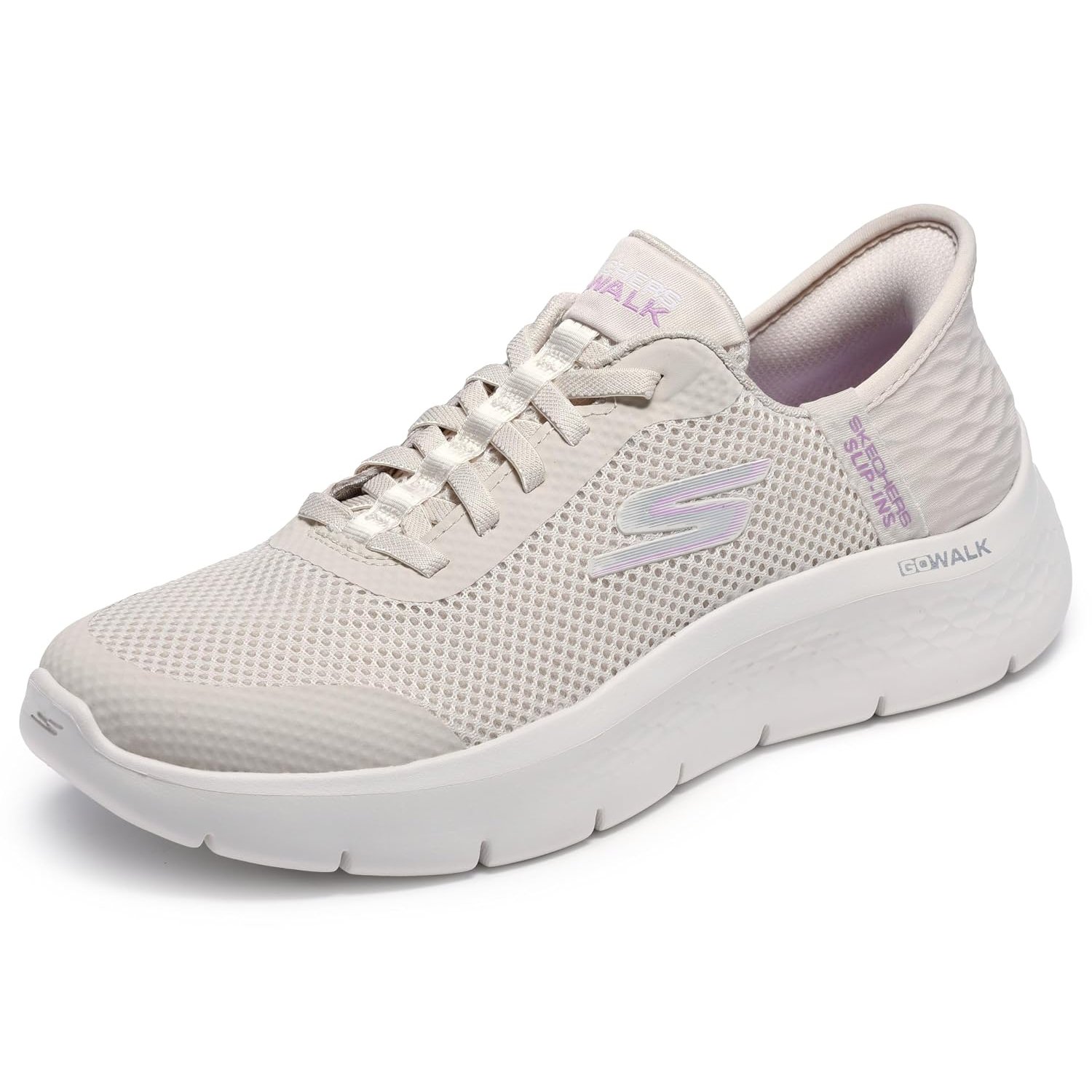 Skechers Slip-Ins Go Walk Flex Grand Entry Women’s Trainers, White, 36 EU Stretta