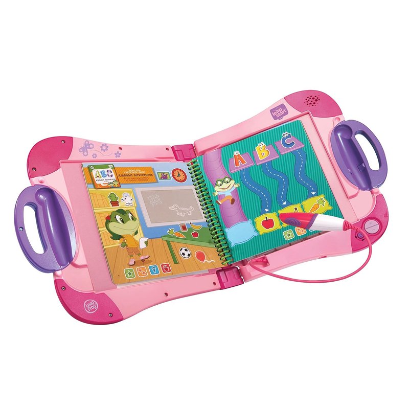 LeapFrog LeapStart Electronic Book, Educational and Interactive Playbook Toy for Toddler and Pre School Boys & Girls 2, 3, 4, 5, 6, 7 Year Olds, Pink, 602153