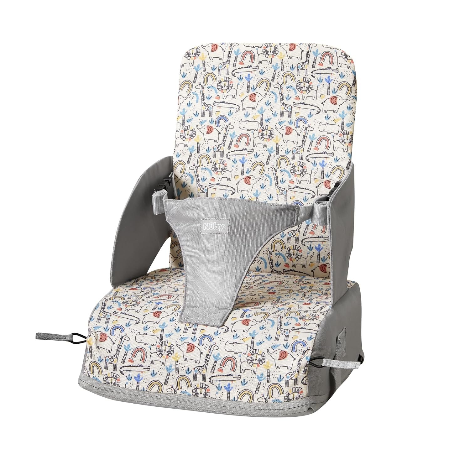 Nuby Booster Seat | Easy Storage in a Bag | Foam | Waterproof | 6+ Months