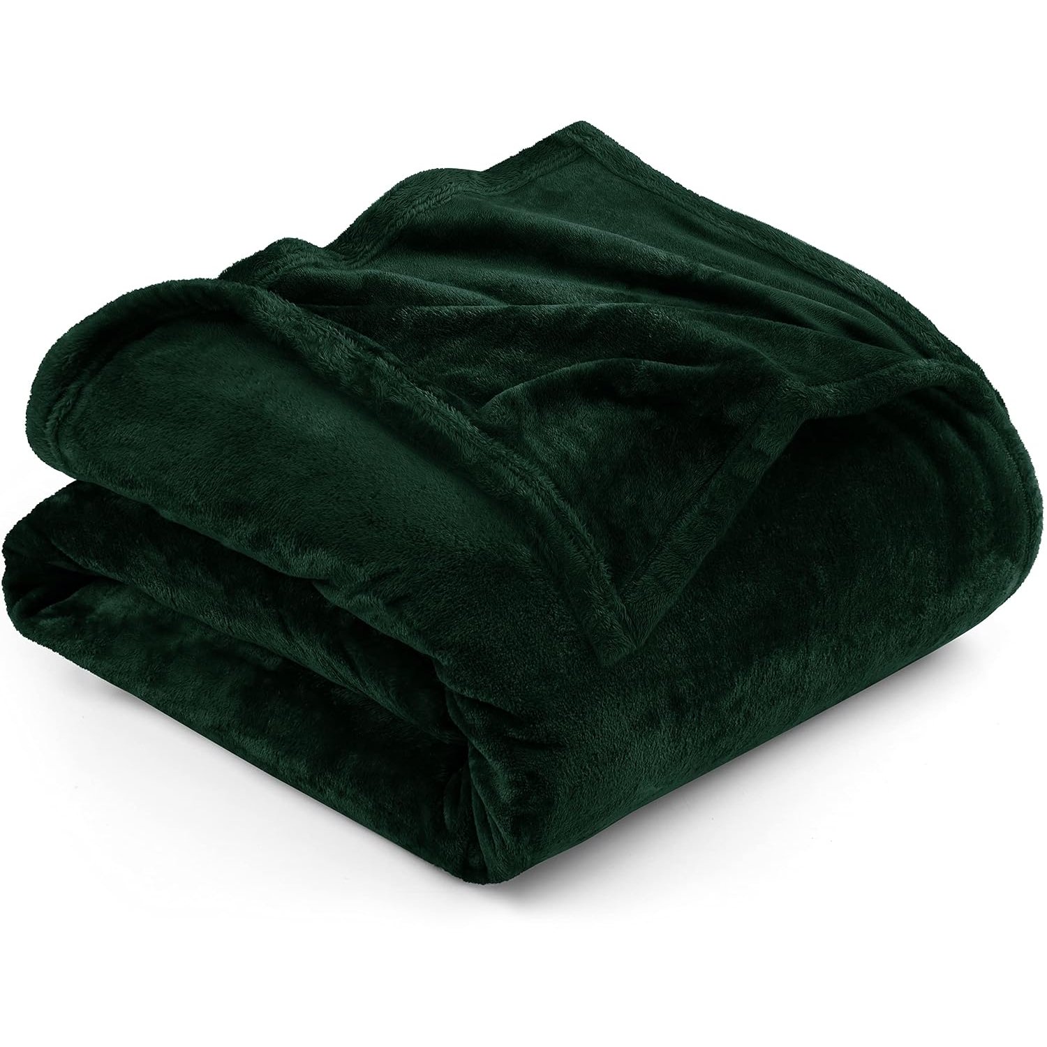 Utopia Bedding King Fleece Blanket 259x228cm 300GSM – Extra Large Soft Fluffy Versatile Luxury Decorative Throws For Sofa, Bed & Settees – Warm Breathable Cosy Gift For Men & Women, Forest Green