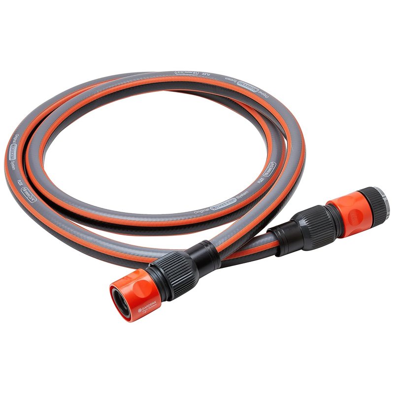 Gardena Profi-System Connection Set: Complete set for connecting Pipeline and Sprinklersystem to the water supply, with tap connector, hose connectors, and flexi-hose (2713-20)