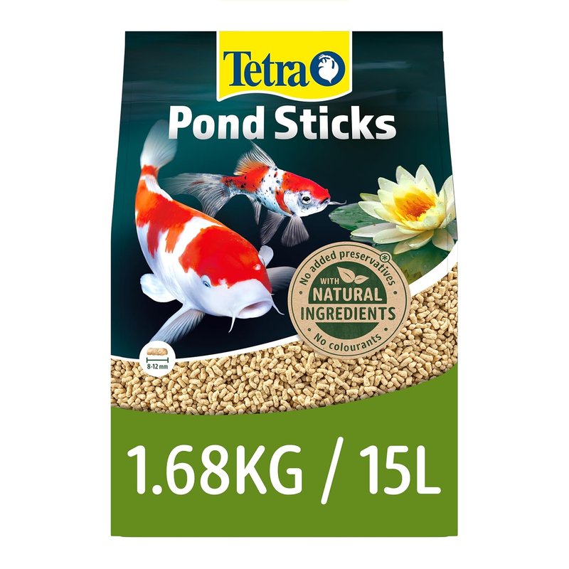 Tetra Pond Fish Food Sticks 1.68kg - biologically balanced for pond fish