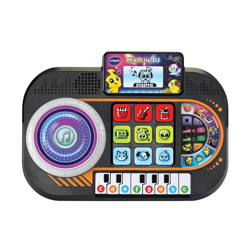 VTech Mix It Up DJ, DJ Mixer Toy for Kids, Lights and Sound Effects, 25 Interactive Buttons, Educational Toy, Interactive Toy for Kids Ages 3, 4, 5 Years, English Version