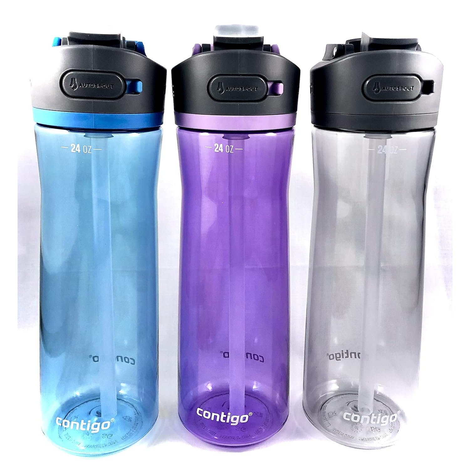 Contigo, 24oz, Water Bottle with AUTOSPOUT® Lid, Sake, Juniper and Lavender