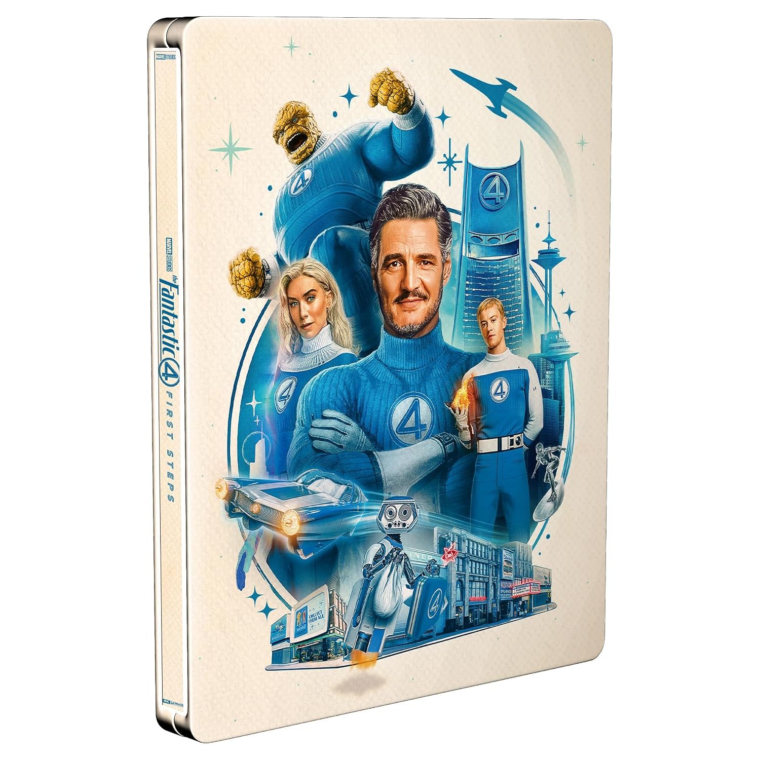 Blu-Ray 4K Uhd Fantastici 4 (I) - Gli Inizi (Steelbook) (4K Ultra Hd + Blu-Ray Hd)