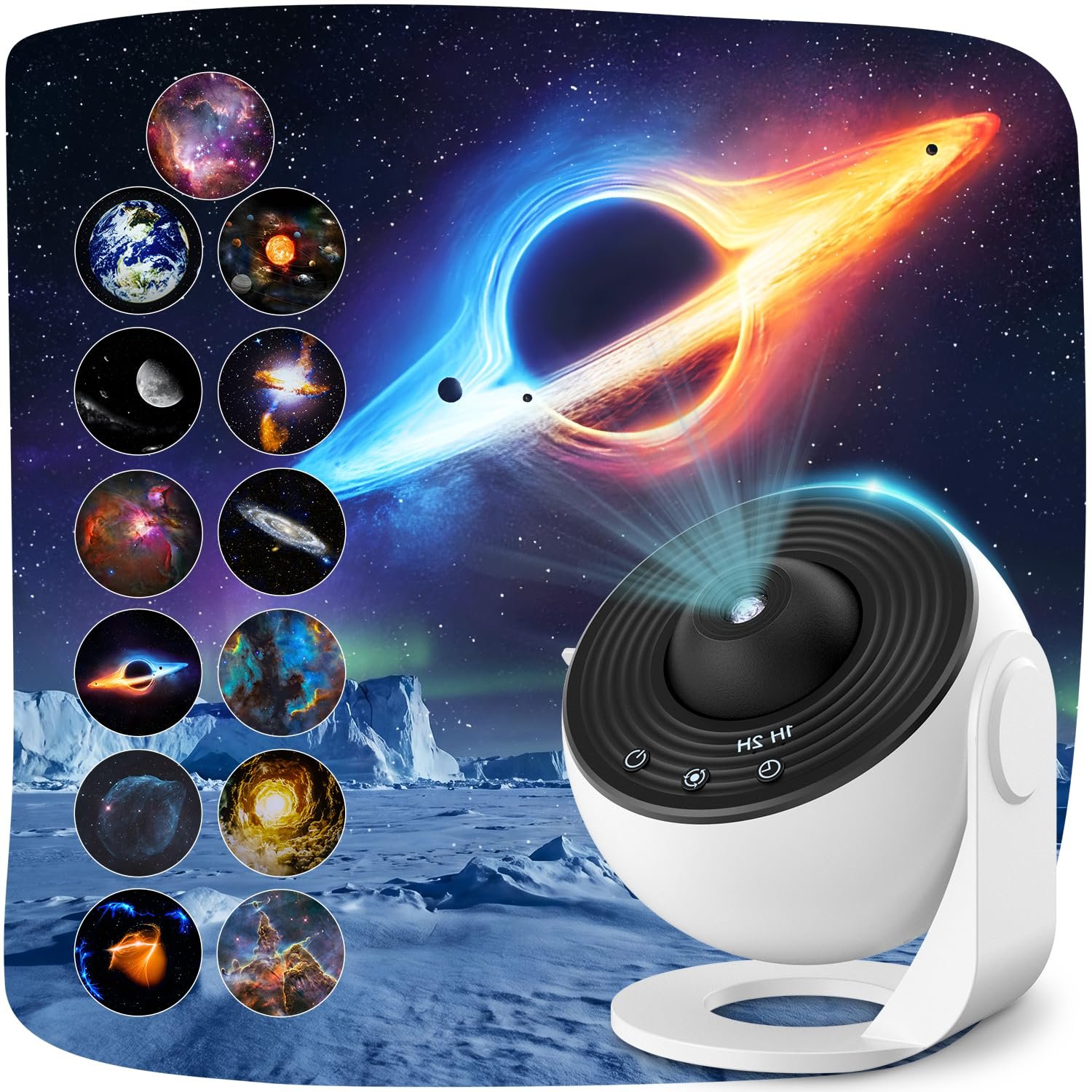 Mexllex Planetarium Star Projector PRO 2026, Premium 13-in-1 Galaxy Projector with 13 Space Discs, Upgraded Brighter Lens, Wider Ceiling Projection, StarryNight Light for Kids Adults Bedroom