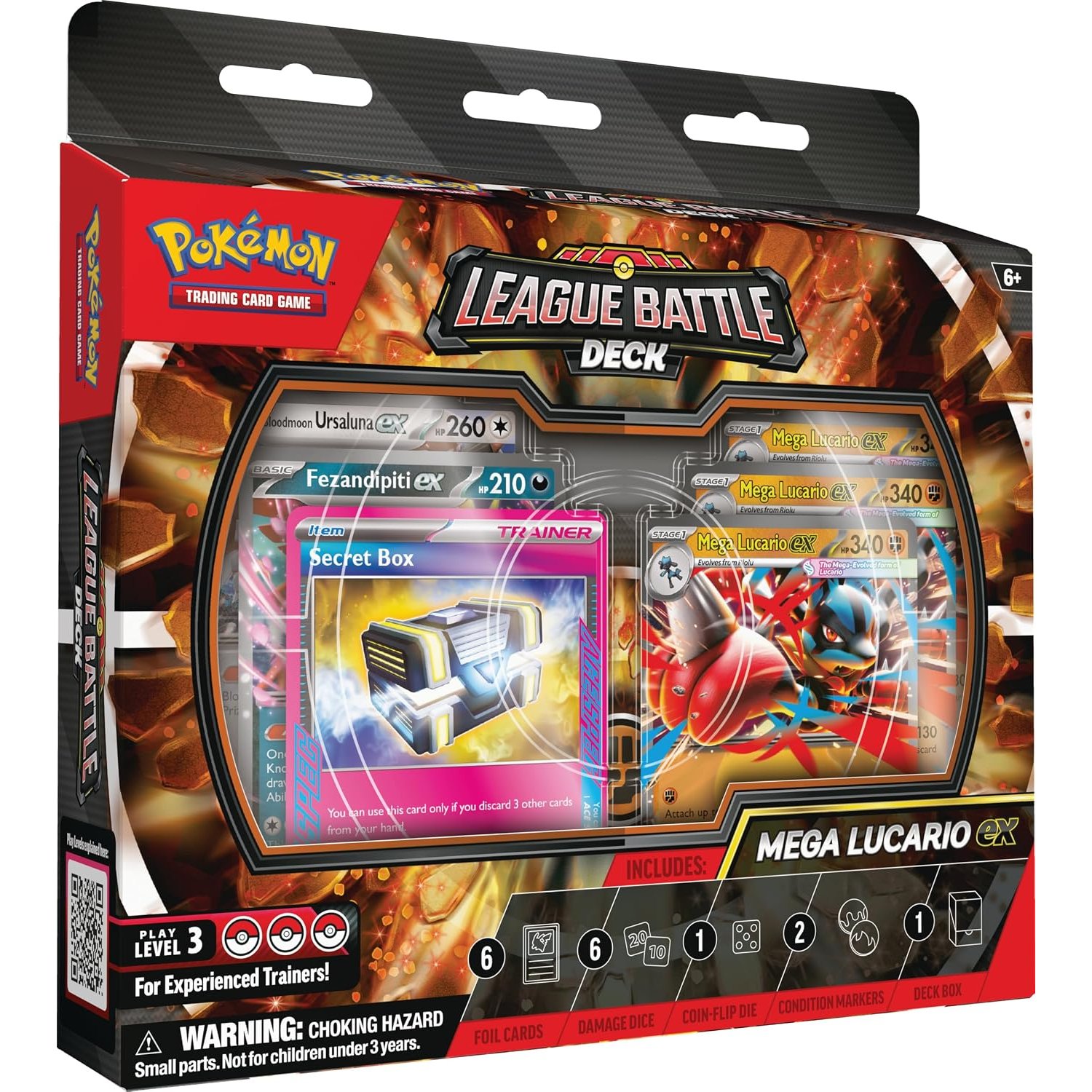 Pokémon TCG: Mega Lucario ex League Battle Deck (1 Ready-to-Play 60-Card Deck Including Mega Lucario ex)