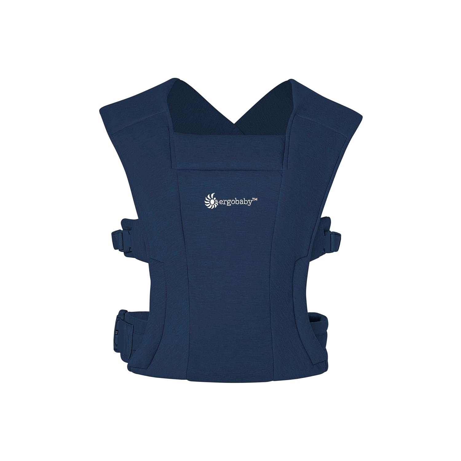 Ergobaby Embrace Baby Carrier for Newborns from Birth, Extra Soft, 2-Position Belly Carrier, Ergonomic Baby Carrier, Midnight Blue