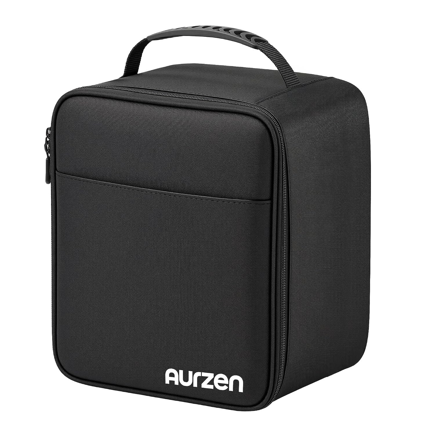 Aurzen Projector Carrying Case for EAZZE D1/D1 Pro/Boom Mini/Boom Air, Portable Travel Bag with Accessory Storage Pockets, Compatible with TMY, HAPPRUN, Epson, BenQ and More Projectors