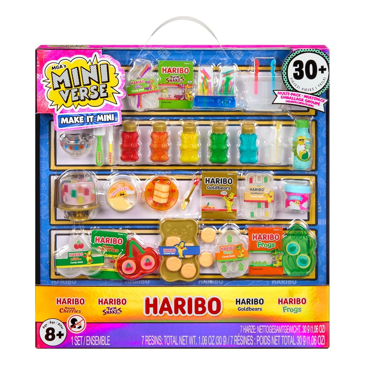 MGA’s Miniverse Make It Mini Haribo Multipack – Mini Collectables, DIY Resin Play, Replica Candy, Mix & Match Creations, NOT Edible – For Collectors, Ages 8+ Years, Primary Colors