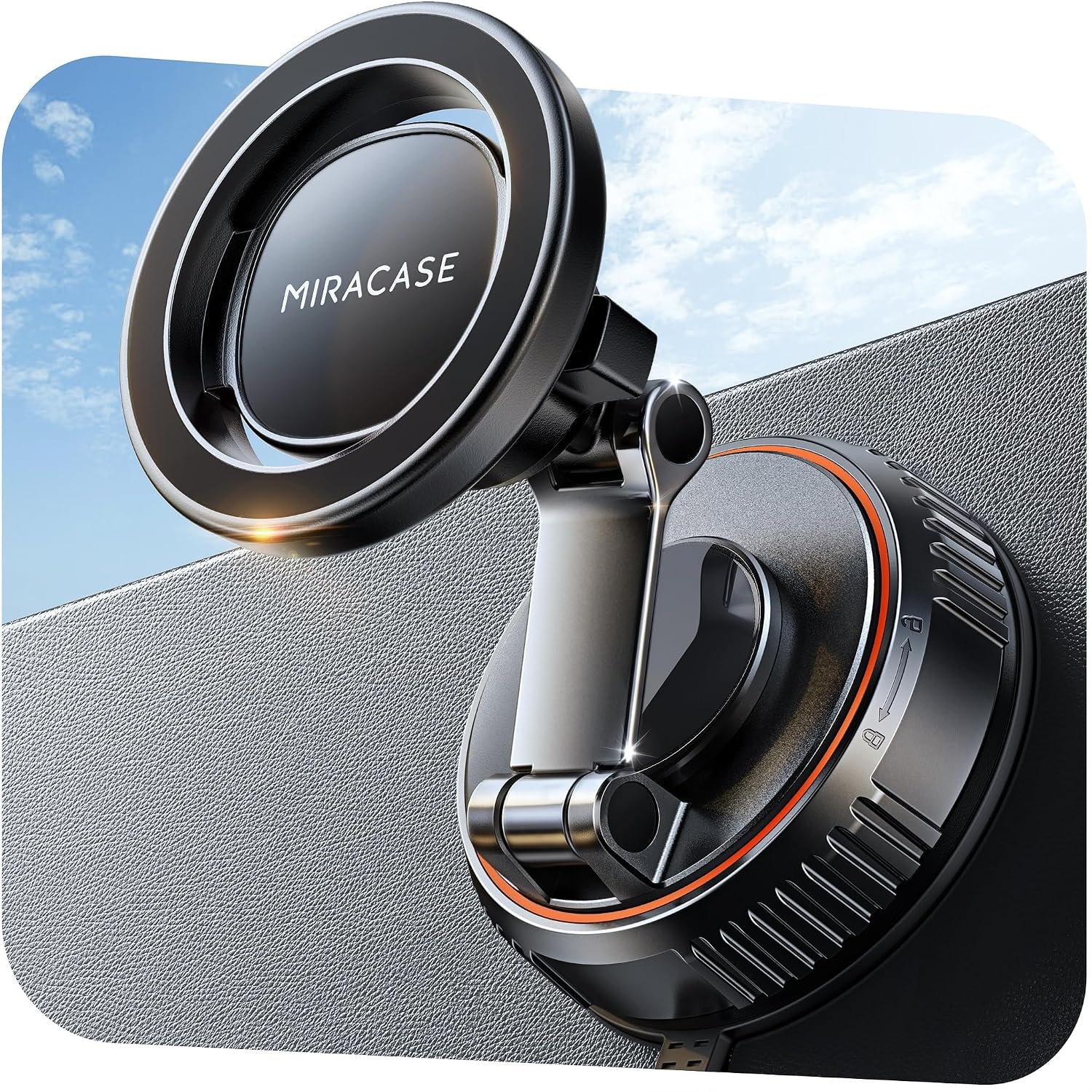 Miracase for MagSafe Car Mount [3600gf Strong Ma… view 1