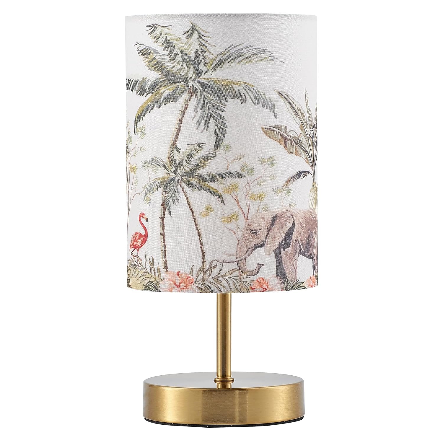 Onara Table Lamp for Bedroom, Living Room, and Office – Home Decor Lamp with Designer Lampshade – Desk Lamp for Shelves, Sideboards, and Bedside Tables – E27 Base LED Bulb Included (Elephant Beige)