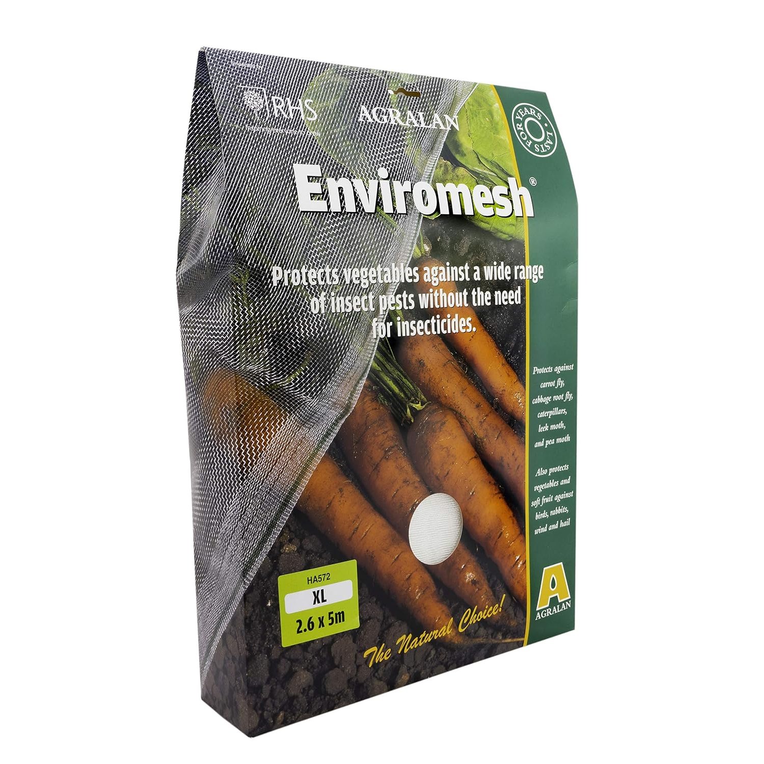 Agralan Enviromesh XL | Fine Insect Netting Mesh | Protect Crops Vegetables Fruit From Insect Pest Damage |